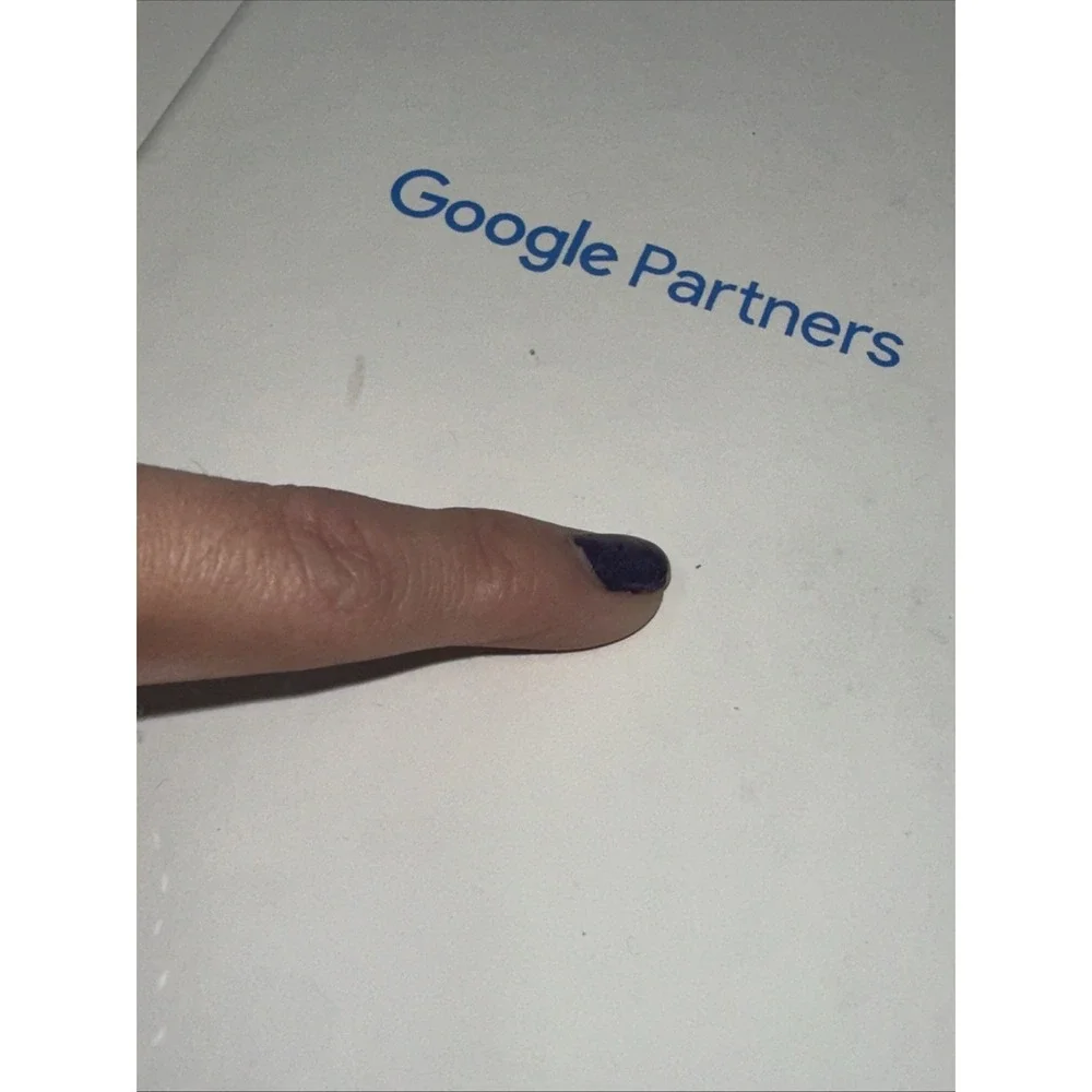 Google Partners Hardcover Journal Notebook White Lined Pages Promo Swag